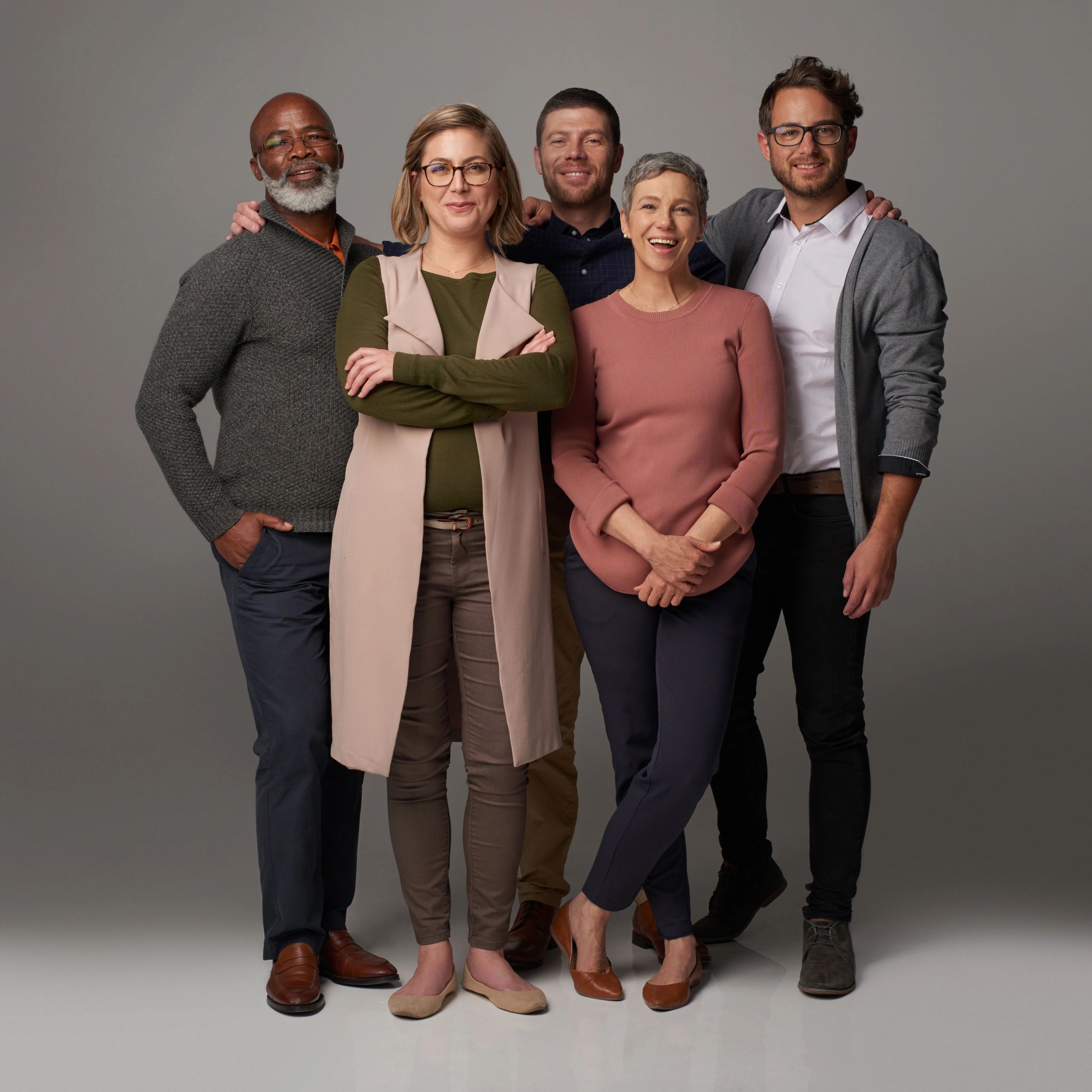 Group portrait representing program connectors