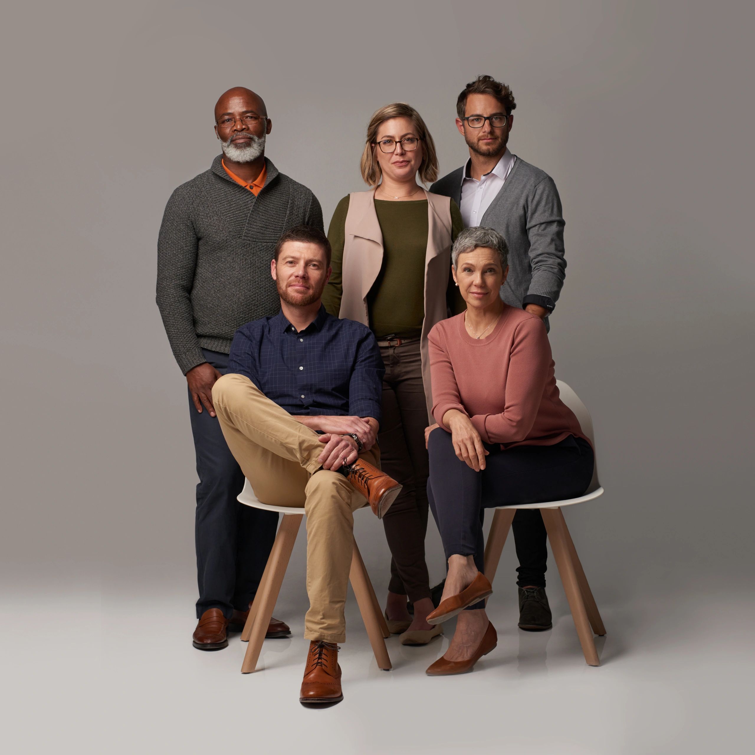 Group portrait representing emerging business leaders